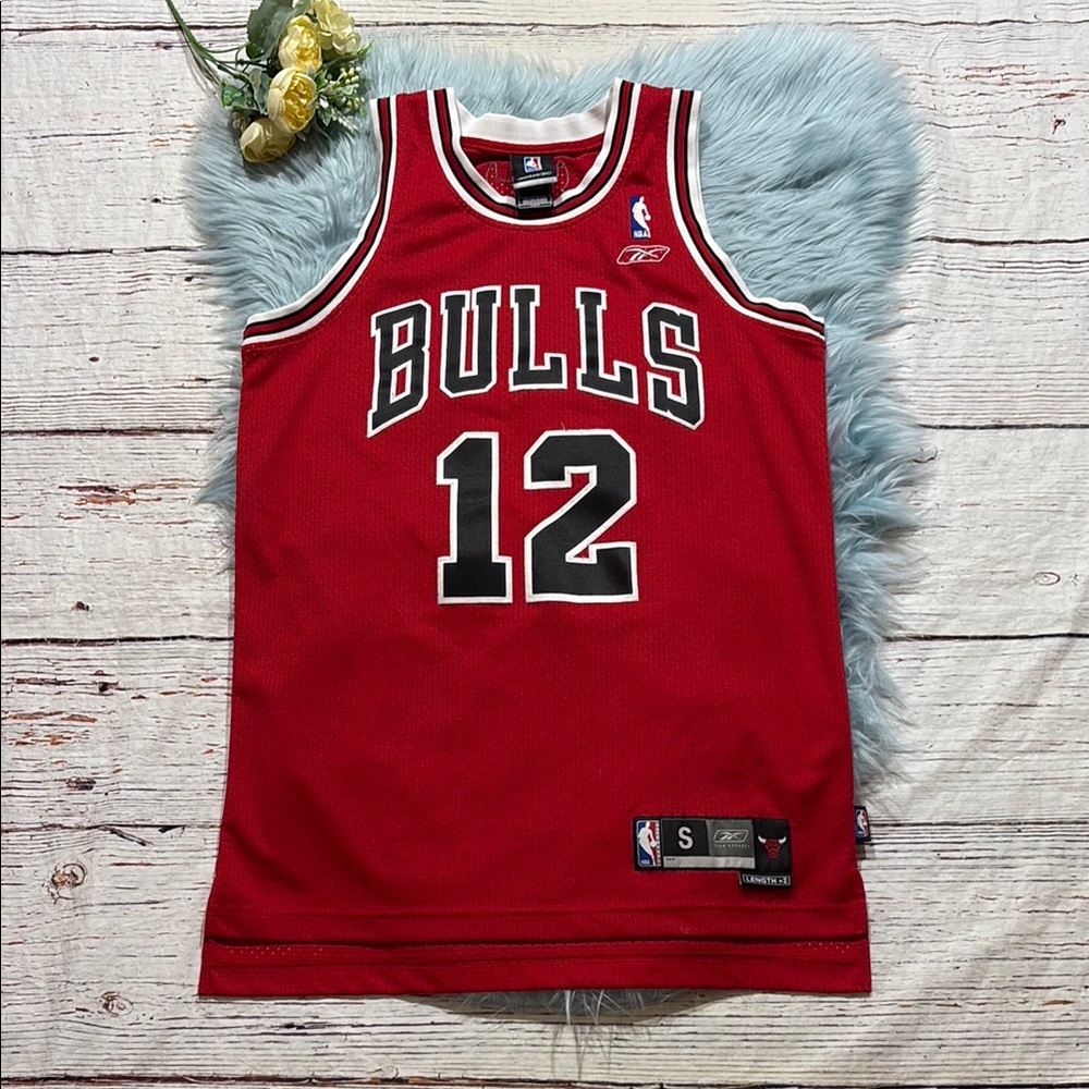 Vintage Reebok Chicago Bulls Kirk Hinrich “12” Jersey Sz S